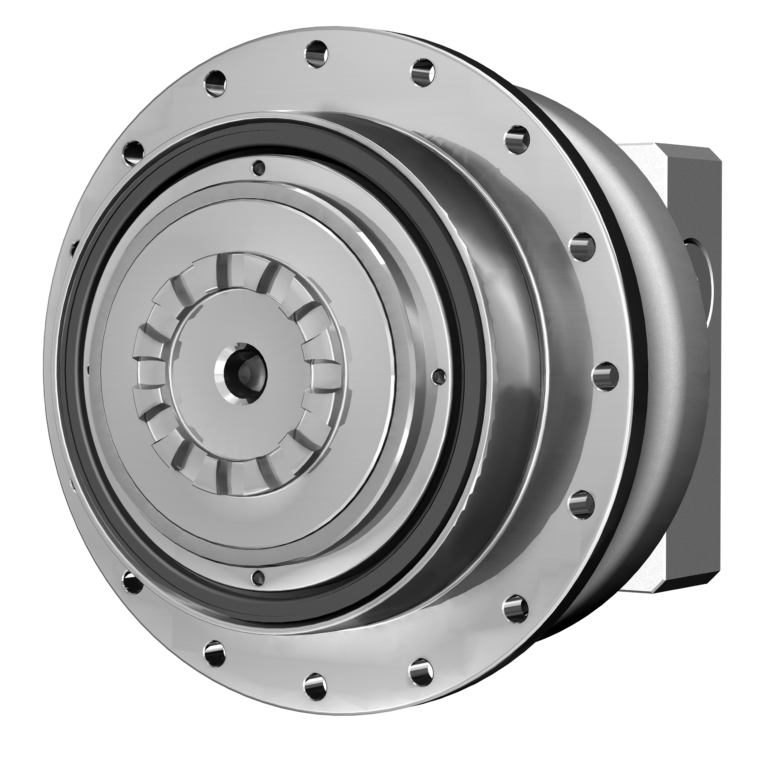 Gearbox High Torque Zero Backlash Connection To Pinion Gears.